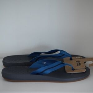 Stio Men Bircher Flip-Flops Slide Blue Shady Lake US 10 EU 44